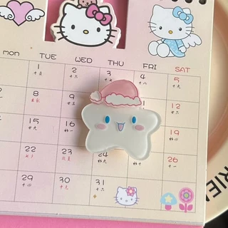 Sanrio คลิปอะคริลิค ลายการ์ตูนน่ารัก สําหรับหนีบกระดาษโฟโต้การ์ด