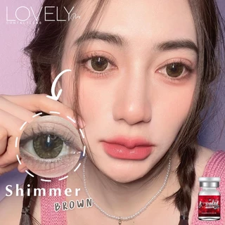 คอนแทคเลนส์(บิ๊กอาย) ลายเกร็ดหิมะ สุดฮิต Shimmer (Lovelylens) ⭐️ลายฮิต ขายดีมาก กรองแสงกันยูวี