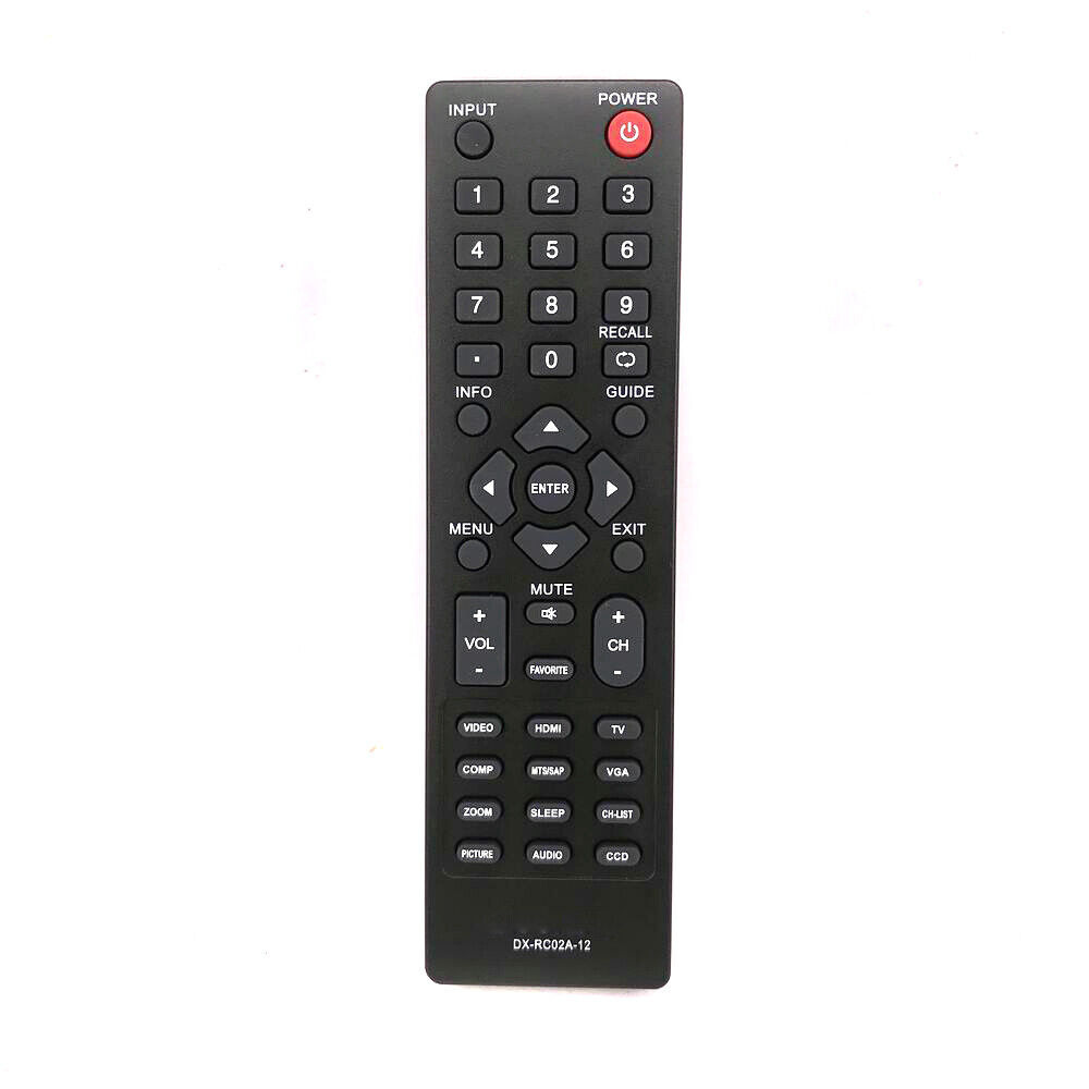 ใหม่ DX-RC02A-12 สําหรับเกือบทั้งหมด DYNEX TV รีโมทคอนโทรล DX-RC01A-13 DX-26L150A11