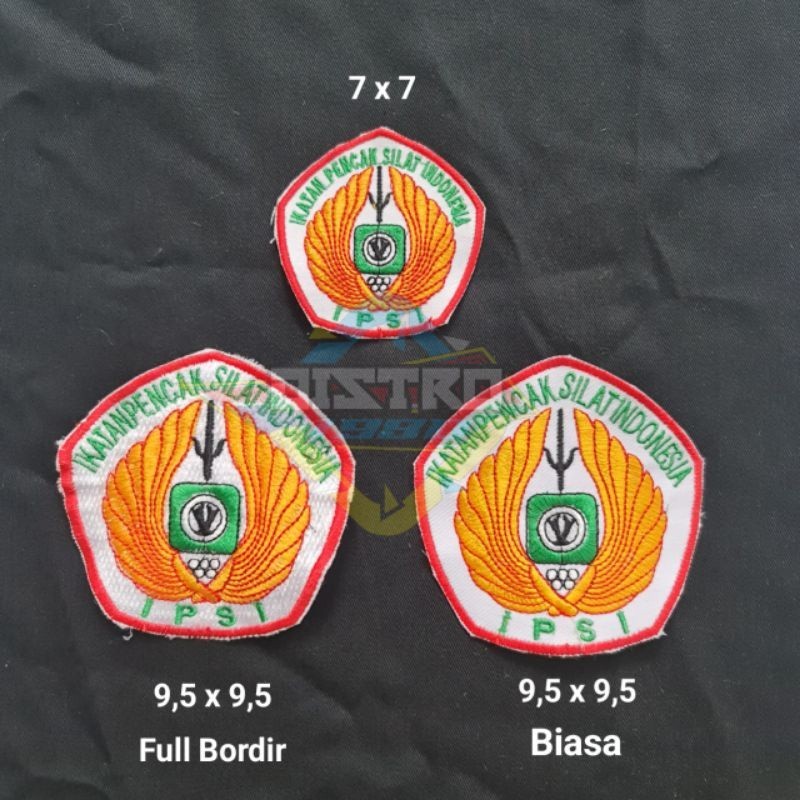 IPSI BET EMBROIDERY IPSI BED สีขาว (INDONESIAN PENCAK SILALT ASSOCIATION) คอมพิวเตอร์ EMBROIDERY BDD