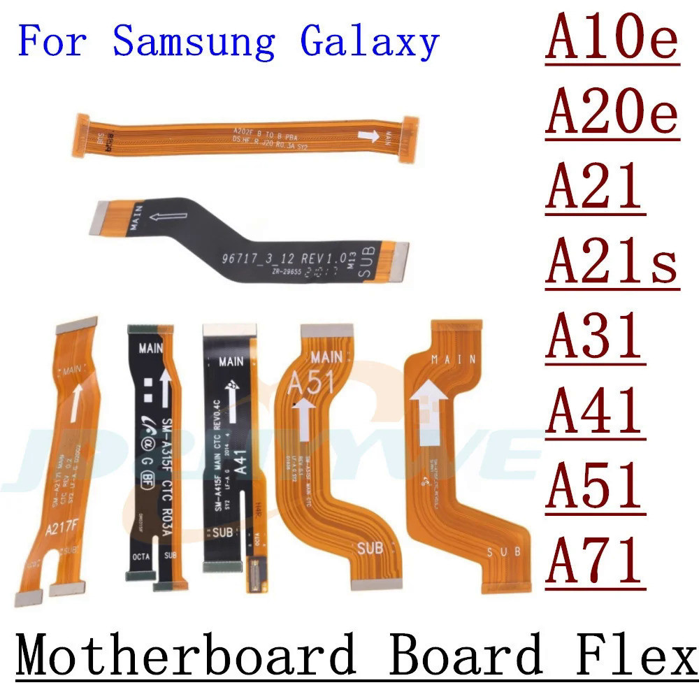 อะไหล่เมนบอร์ดเชื่อมต่อสายเคเบิลอ่อน แบบเปลี่ยน สําหรับ Samsung Galaxy A71 A51 A41 A31 A21 A21s A20e A10e