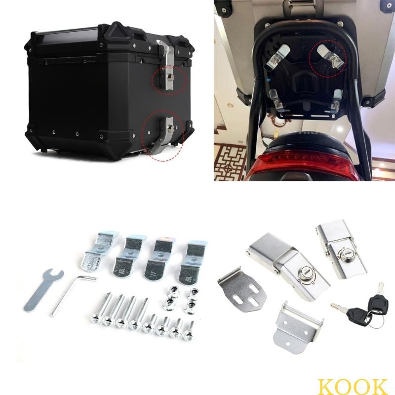 Kook รถจักรยานยนต์ด้านข้างกระเป๋าเดินทางกรณี Fasteners เปลี่ยนกระเป๋าเดินทางกรณี Mount Fasteners