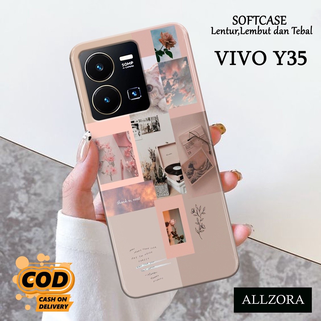 HP เคส Vivo Y35 ล่าสุด - เคสแฟชั่น AESTHETIC - เคสโทรศัพท์ Vivo Y35 ล่าสุด - เคส Vivo Y35 Phone Soft