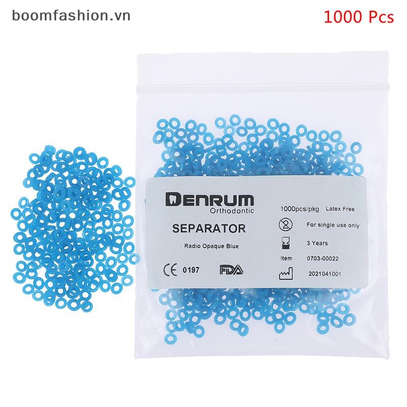 [boomfashion] 1000 ชิ้นทันตกรรมจัดฟันยืดหยุ่นแยกผูกแหวนแยกฟันยางรัด [VN]