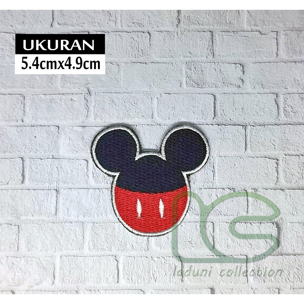 แพทช์ปัก MICKEY MOUSE CHARACTER / MICKEY MOUSE HEAD