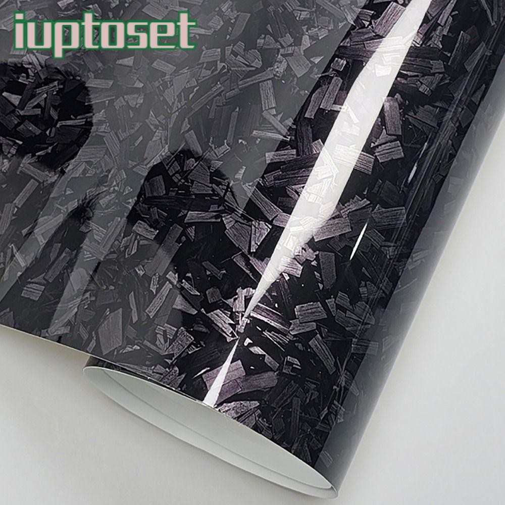 Iuptoset รถจักรยานยนต์สติกเกอร์, High Gloss 50x30 ซม.คาร์บอนไฟเบอร์ไวนิลฟิล์ม, Cool /6D ผลปลอมคาร์บอนไฟเบอร์สติกเกอร์รถจักรยานยนต์ Decals สําหรับรถยนต์รถจักรยานยนต์ DIY