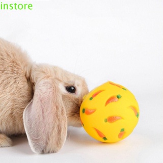 Instore ลูกบอล PVC กันกัด สําหรับให้อาหารแมว กระต่าย