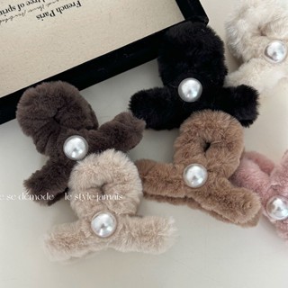 ใหม่ กิ๊บติดผม รูปปลาฉลามน่ารัก ประดับมุก ขนาดเล็ก