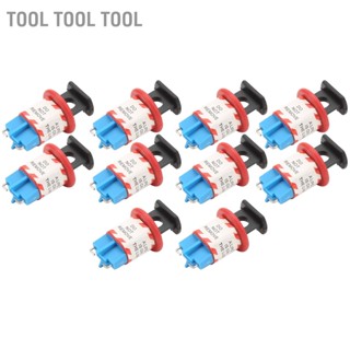 Tool 10PCS Electrical Circuit Breaker Lockout PIS Pin ด้านในขนาดเล็กฉนวนกันความร้อนล็อคสำหรับอุตสาหกรรม Power Isolation Area