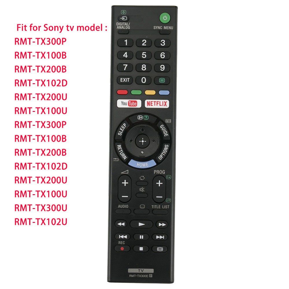 Sony RMT-TX300E สําหรับรีโมทคอนโทรลทีวีสําหรับ RMT-TX300P RMT-TX100B RMT-TX200B RMT-TX102D RMT-TX200