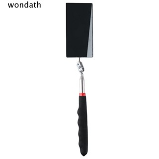 กระจกตรวจสอบ WONDA Telescoping 360° หัวหมุน สเตนเลส กล้องส่องทางไกล กลไก เครื่องมือกระจก กันลื่น สี่เหลี่ยมผืนผ้า เครื่องมือตรวจสอบสภาพยานพาหนะ