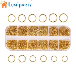 Lumiparty แหวนเหล็ก แฮนด์เมด สําหรับเชื่อมต่อเครื่องประดับ สร้อยคอ สร้อยข้อมือ แหวน