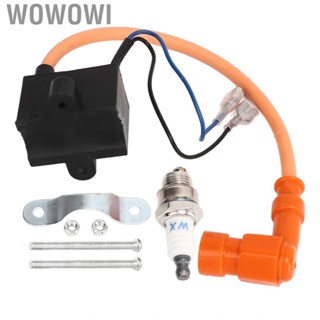 Wowowi Ignition Coil Spark Plug Kit  Deform Engine Coils Durable Sensitive Response for  Bicycles