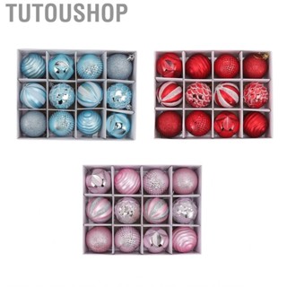 Tutoushop 12pcs Christmas Tree Balls Ornaments Hanging Pendants Decorations for Family Parties Garden