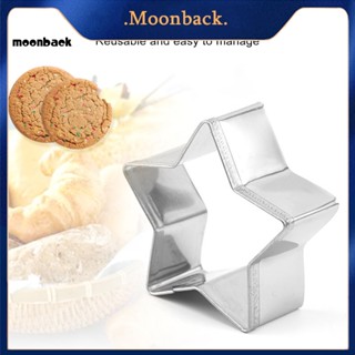 &lt;moonback&gt; ชุดแม่พิมพ์ตัดคุกกี้ สเตนเลส กันสนิม ใช้ซ้ําได้ ทนทาน สําหรับเด็ก 30 ชิ้น