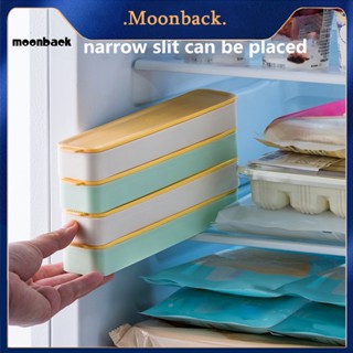 &lt;moonback&gt; ถาดแม่พิมพ์ทําน้ําแข็ง ทรงสี่เหลี่ยม ทําความสะอาดง่าย พร้อมฝาปิด ถอดออกได้ สําหรับใช้ในบ้าน