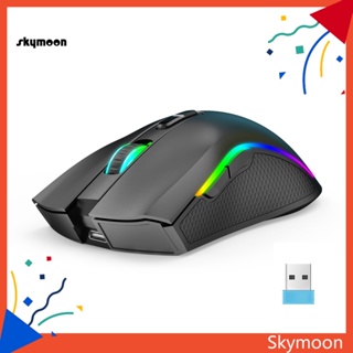 Skym* เมาส์เกมมิ่งไร้สาย ออกแบบตามสรีรศาสตร์ พร้อมที่ชาร์จ Type-c น้ําหนักเบา สําหรับคอมพิวเตอร์ Pc