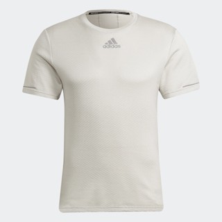 adidas วิ่ง เสื้อยืด X-City ผู้ชาย สีเบจ HF6385