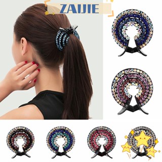 Zaijie24 กิ๊บติดผม ประดับคริสตัล สําหรับผู้หญิง