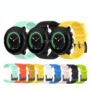 สายนาฬิกาข้อมือซิลิโคน สําหรับ Suunto 7 9 Baro D5 Spartan Sport wrist hr Smart Watch Band Correa Strap For Fossil Q Hybrid