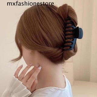 Mxfashione กิ๊บติดผมเรซิ่น สีดํา สไตล์เกาหลี สําหรับผู้หญิง