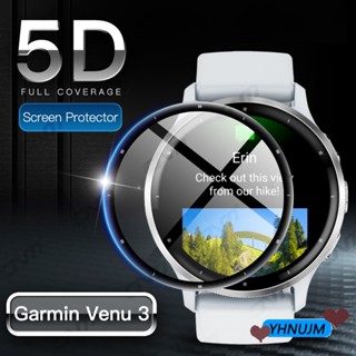 ฟิล์ม Garmin Venu 3 Series Smart Watch ฟิล์ม 3d ฟิล์มกันรอยหน้าจอทรงโค้ง for ฟิล์ม Garmin Venu3 Venu3S SmartWatch ฟิล์ม อุปกรณ์เสริมสมาร์ทวอทช์