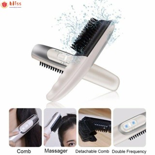 Blliss แปรงหวีผมไฟฟ้าอินฟราเรด เลเซอร์กระตุ้นการเจริญเติบโตของเส้นผม แบบสากล ป้องกันการสูญเสียผม ระบบสั่นสะเทือน สําหรับนวดศีรษะ