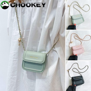 Chookey กระเป๋าสะพายไหล่ สะพายข้าง หนัง PU ทรงสี่เหลี่ยม สําหรับผู้หญิง