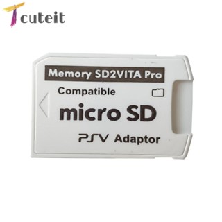 Tcuteit การ์ดหน่วยความจํา V5.0 SD2VITA PSVita สําหรับ PS Vita SD Game Card 1,000/2,000