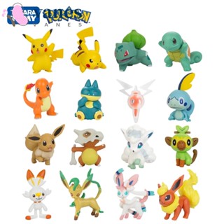 Vanes1 ฟิกเกอร์ปิกาจู 3-9 ซม. Bulbasaur Vulpix