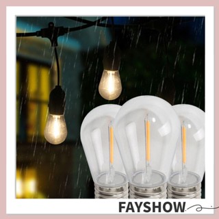 Fay S14 หลอดไฟ LED 2W 1W E27 คริสตัล แสงสีขาว 2200K สําหรับตกแต่งบ้าน