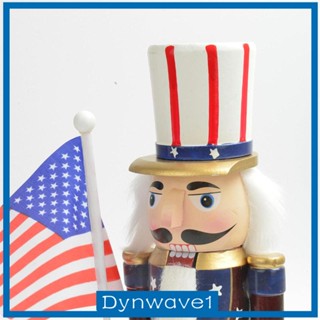 [Dynwave1] ฟิกเกอร์ทหาร นัทแครกเกอร์ แบบไม้ ฐานมั่นคง น้ําหนักเบา สําหรับตกแต่งคริสต์มาส ของขวัญวันหยุด