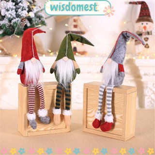 Wisdomest ตุ๊กตาไร้หน้า ขายาว สําหรับตกแต่งคริสต์มาส