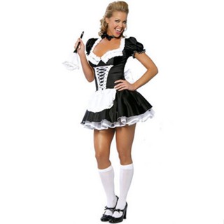 [0627] Cosplay  New  Animation Gift  Halloween  Comic M-XXXL plus Size Foreign Trade Womens Sexy Underwear Maid Costume Sexy Maid Clothing SBXZ