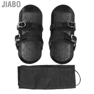 Jiabo Short Snow Skates Portable Mini Ski One Size Black For Adults