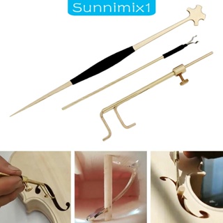 [Sunnimix1] ชุดเครื่องมือซ่อมแซมไวโอลิน สําหรับเทศกาลดนตรี และออกกําลังกาย