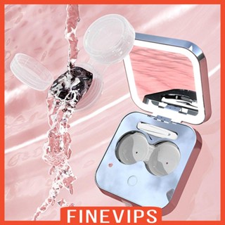 [Finevips] กล่องเคสใส่ตา ขนาดเล็ก ชาร์จ USB กันรั่ว สําหรับผู้ใหญ่ ผู้ชาย เดินทาง