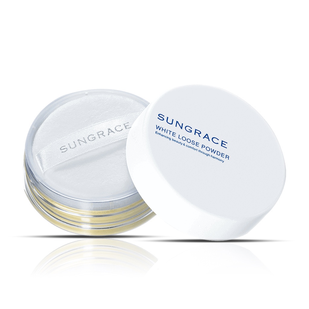 COVERMARK SUNGRACE WHITE UV PACT N SPF18 /PA++ คัพเวอร์มาร์ค ซันเกรซ แป้ง ยูวีแพ็ค 3 ชิ้น x 1 ชิ้น abcmall