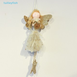 【tuilieyfish】จี้ตุ๊กตาเด็กผู้หญิงแองเจิล ผ้ากํามะหยี่ขนนิ่ม สําหรับตกแต่งต้นคริสต์มาส 2023【IH】 2024