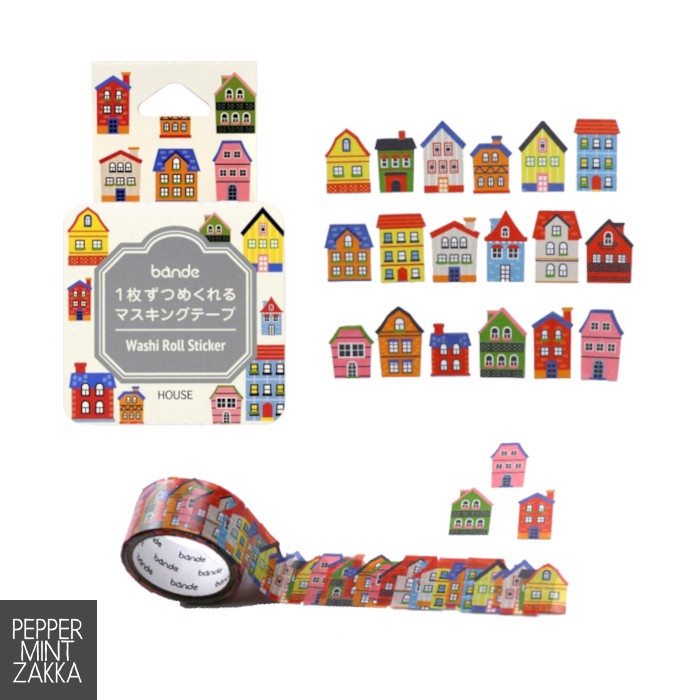 Bande Masking Roll Sticker Masking Tape House (BDA277)