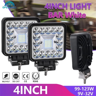 Openmall ไฟสปอตไลท์ LED 123W 9-36V 4X4 4 นิ้ว สําหรับรถบรรทุก รถแทรกเตอร์ SUV ATV R7X1 1 ชิ้น