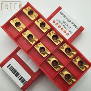 【ONCEMOREAGAIN】10pcs APMT1135PDER-DP BP010 cnc lathe insert cutting tool carbide turning blade