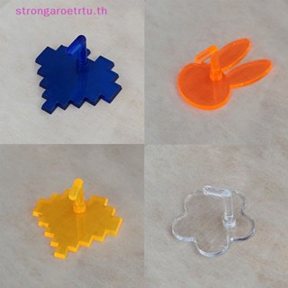 Strongaroetrtu ขาตั้งโชว์เล็บ ลายดอกไม้ สําหรับฝึกทําเล็บ 1 ชิ้น