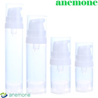 Anemone ขวดปั๊มสูญญากาศใส เติมได้ สําหรับใส่รองพื้น ของเหลว ใช้ในห้องน้ํา กลางแจ้ง