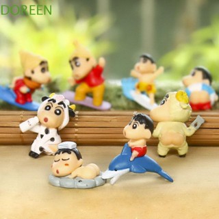 Doreen ตุ๊กตาฟิกเกอร์ PVC รูปการ์ตูนชินจัง ของเล่นสําหรับเด็ก