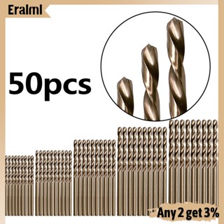 Eralml ชุดดอกสว่านเกลียวโคบอลต์ M35 1.0-3.0 มม. สําหรับไม้ โลหะ พลาสติก อลูมิเนียม 50 ชิ้น