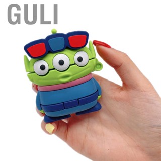 Guli Cartoon Earbuds Case Silicone Cute 3 Eyed Monster Shape    Cover