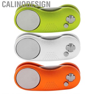 Calinodesign Golf Divot Tool  Long Service Life  with Pop‑up Button High‑quality Aluminum Alloy for Fix the