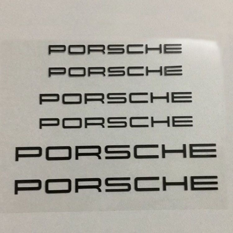 สติกเกอร์คาลิปเปอร์เบรกรถยนต์ Porsche macan panamera 911