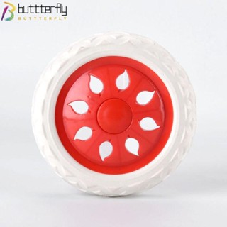 Buttterfly อะไหล่ล้อรถเข็น กระเป๋าเดินทาง เส้นผ่าศูนย์กลาง 6.5 นิ้ว สีดํา 2 ชิ้น